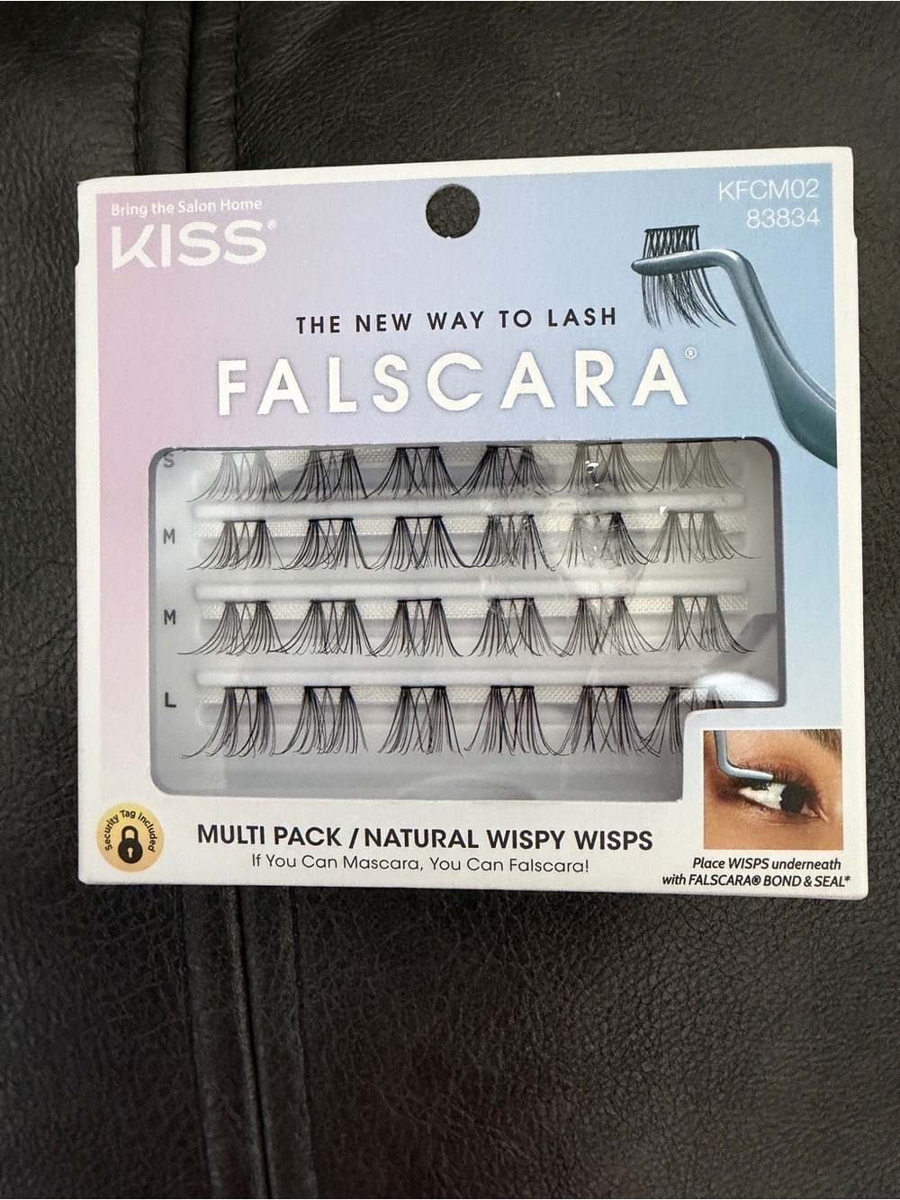 Kiss Falscara Multi Pack Natural Wispy Wisps - Black
